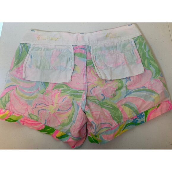 Lilly Pulitzer Womens The Callahan Neon Multicolor Short, Size 4 - Picture 7 of 10